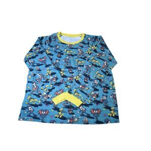 Disney Halloween Pajama Top Kids Mickey Donald Pluto Long Sleeve Shirt